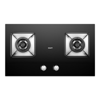 老板名气(MQ)B305A燃气灶(天然气) 4.6kW大火力钢化玻璃熄火保护厨房家用双灶 一级能效台嵌两用童锁保护双眼灶