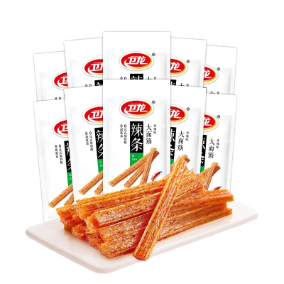 卫龙辣条大面筋106g*1包香辣网红小吃休闲零食品素肉聚餐