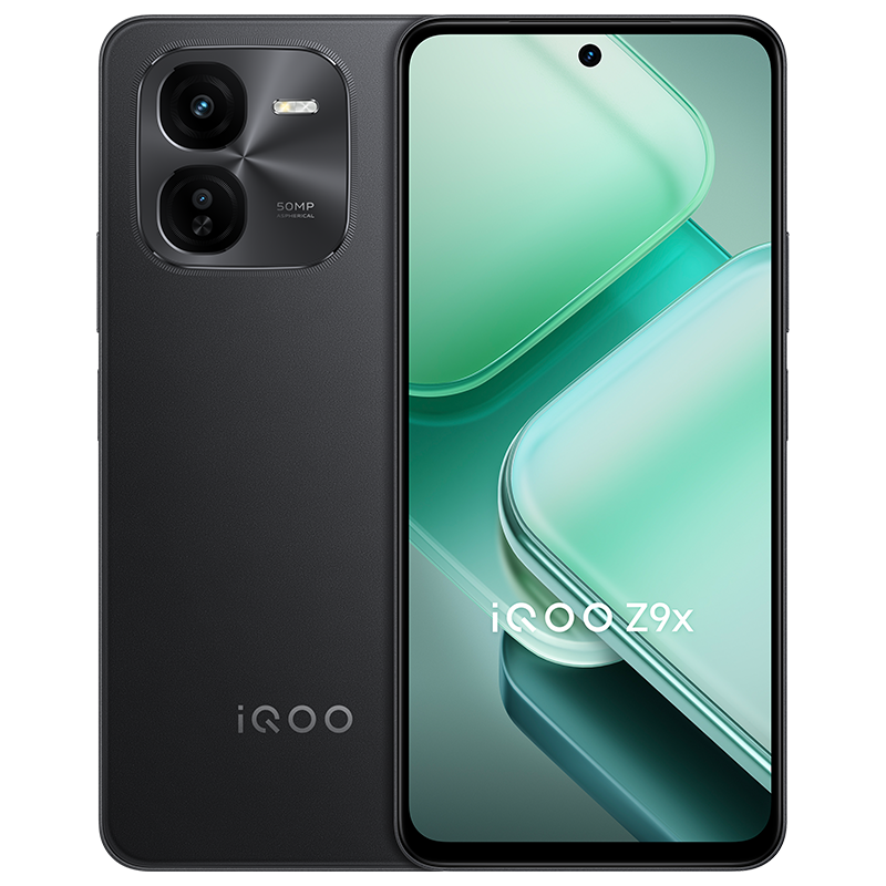 iQOO Z9x 曜夜黑 8GB+128GB 全网通5G新品手机第一代骁龙6强劲芯片5000万像素120Hz高刷44W闪充6000mAh大电池拍照游戏学生性能手机