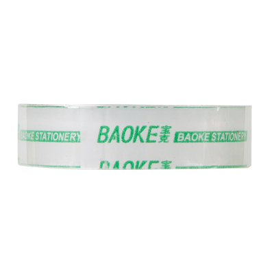 宝克(BAOKE)JM1220 小胶带 透明高粘易撕文具胶带 1.2cm*20Y 12卷/筒 1筒