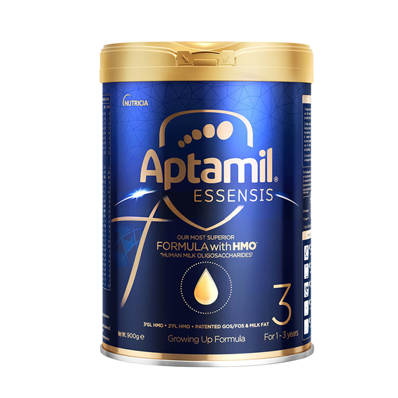 [有效期26年5月]原装进口爱他美Essensis奇迹蓝罐HMO婴儿配方奶粉3段900g均衡营养1-3岁奶粉