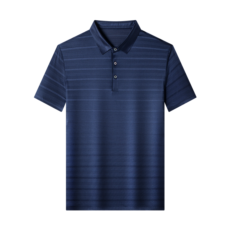 官方正品桑蚕丝短袖t恤男夏季爸爸冰丝半袖体恤衫高端纯色polo衫夏季新款桑蚕丝短袖T恤男翻领纯色POLO衫中年