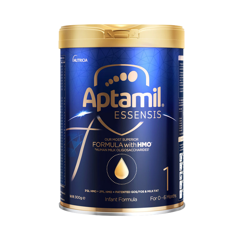 [有效期26年4月后]原装进口爱他美Essensis奇迹蓝罐HMO婴幼儿宝宝奶粉1段900g 均衡营养