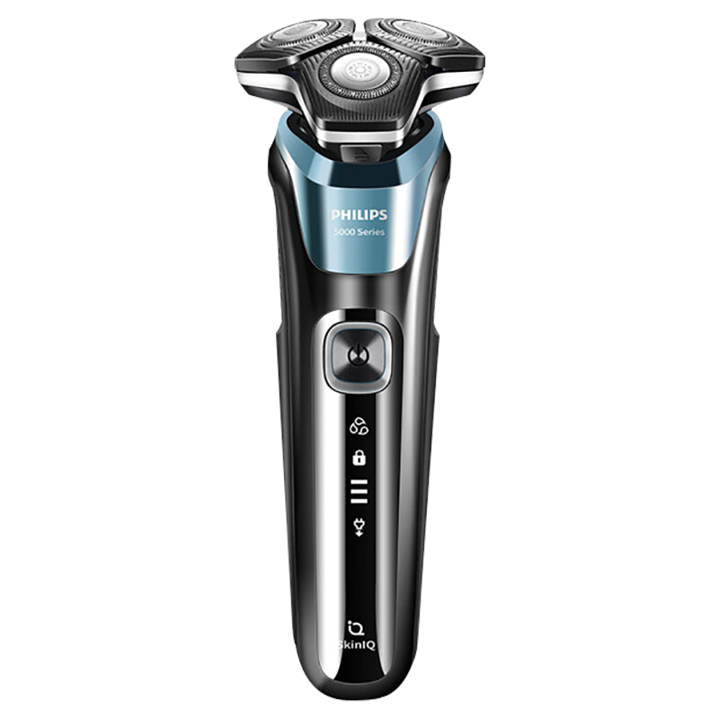 飞利浦(Philips) 电动剃须刀S5832/01 全新黑蜂巢5系 USB充电 干湿双剃 1小时快充