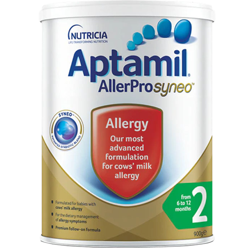 Aptamil 爱他美 婴儿幼儿婴幼儿 Allerpro深度水解二段 含乳糖 900g 1罐装 适合敏感宝宝 澳洲进口