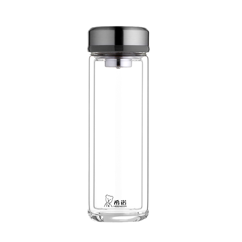 希诺 双层玻璃杯380ml XN-7033/个