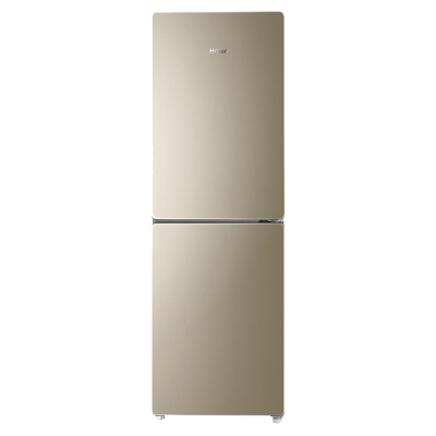 海尔(Haier)双门冰箱风冷无霜两门190升家用双开门式冷藏冷冻冰箱保鲜省电二级能效宿舍炫彩金BCD-190WDPT