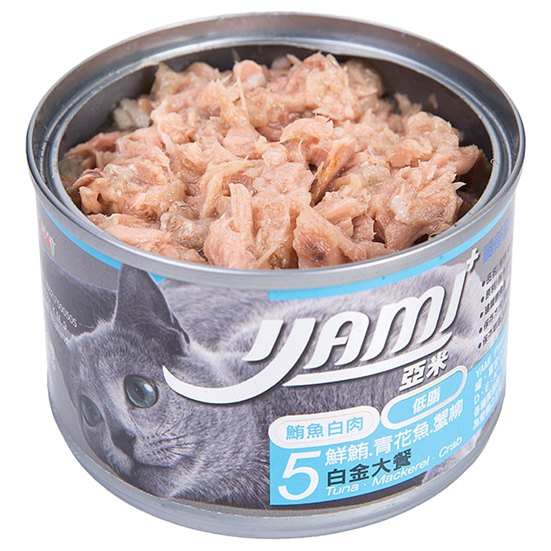 亚米猫罐头大白金主食罐金枪鱼青花鱼160g*12