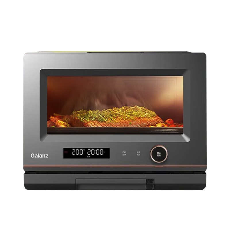 格兰仕(Galanz)微蒸烤一体机 G0-RTQF2V 变频微波炉 光波炉 蒸烤箱一体机 智能家用平板易清洁 20L容量