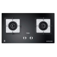 海尔(Haier)燃气灶具JZT-QHA730(12T)智能防干烧,智能熄火保护,台嵌两用,家用4.5KW大火力天然气灶