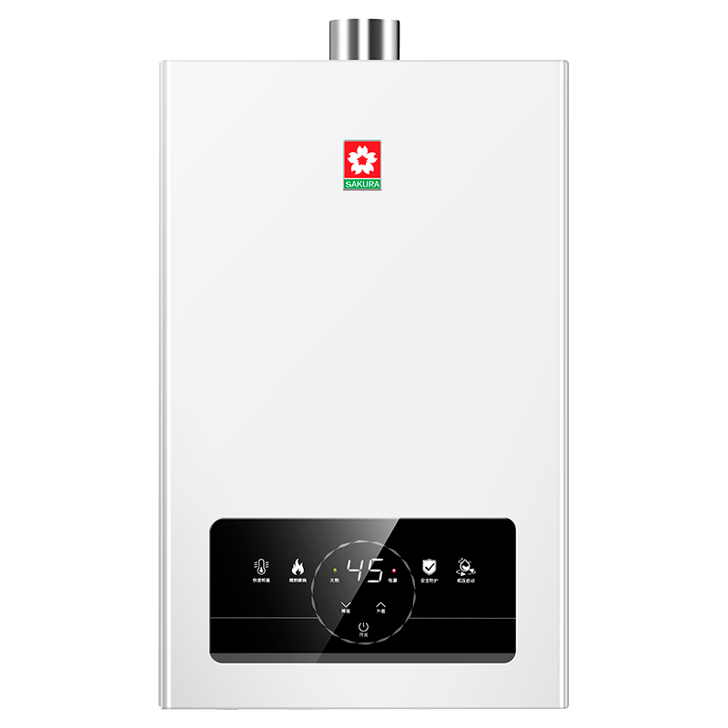 樱花(SAKURA)燃气热水器 13升新三重防冻款直流变频精控恒温无氧铜水箱故障自检家用JSQ25-NJP007(A)S