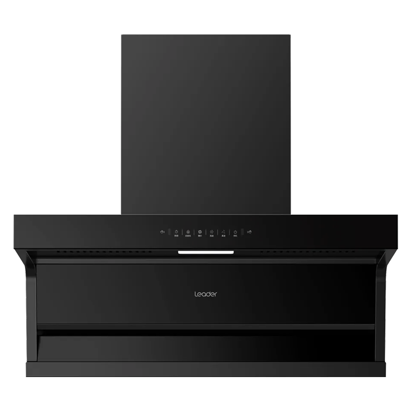 Leader海尔智家出品顶侧三吸油烟机7字型25m³大风量天然气烟灶热套装PL937Q+LQ2GC天+16LPM3