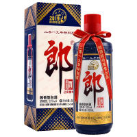 [郎酒旗舰店]郎酒 53度酱香型白酒 郎牌郎酒己亥猪年特别版纪念酒 2019年份老酒 500ml*2双瓶装