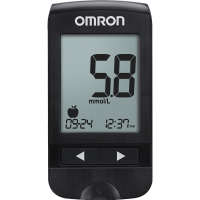 欧姆龙(OMRON)血糖仪632-A高精准采血糖仪家用测试仪糖尿病试纸孕妇25试纸套