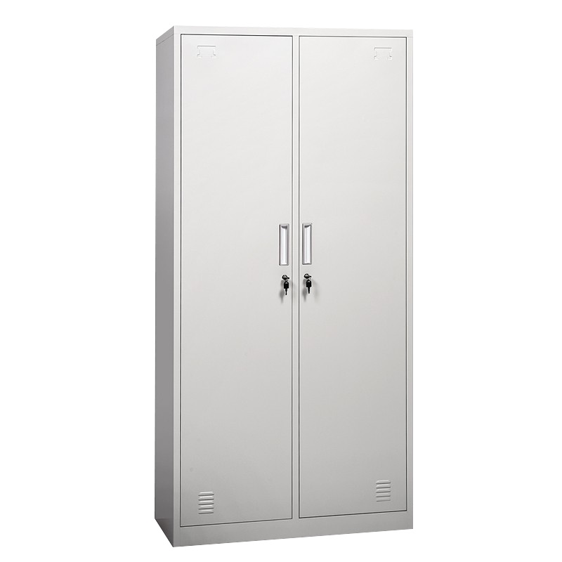 黎明双门更衣柜储物柜铁皮柜员工宿舍衣柜存包柜鞋柜二门衣柜JCG-12