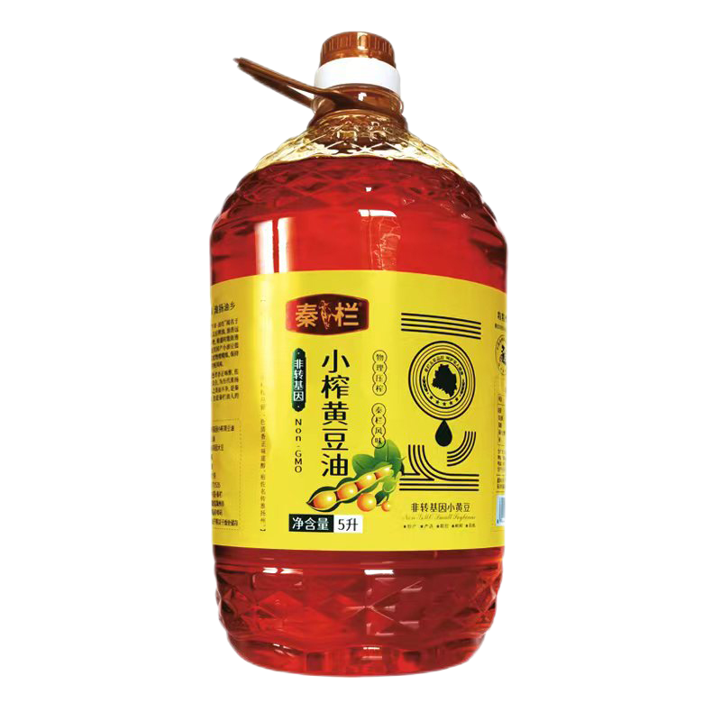 秦栏小榨黄豆油5L
