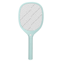 纬达斯946GB绿色 电蚊拍家用卧室打蚊子充电式灭蚊拍LED照明电蚊拍USB充电款电蚊拍 升级LED灯