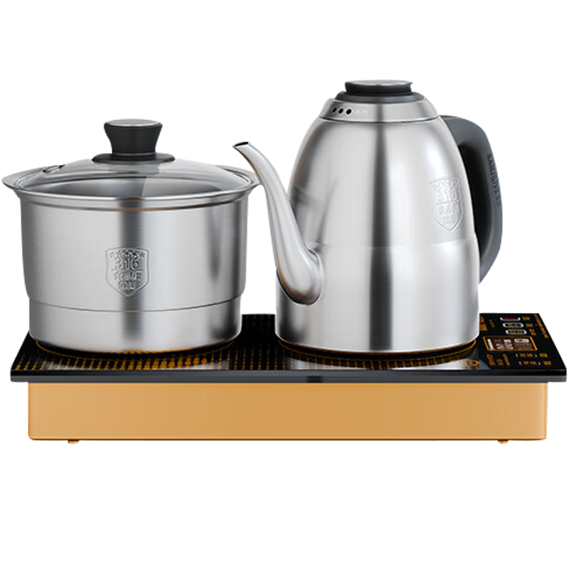 全自动涌泉上水电热水壶遥控智能烧水壶316不锈钢茶艺炉 EC8