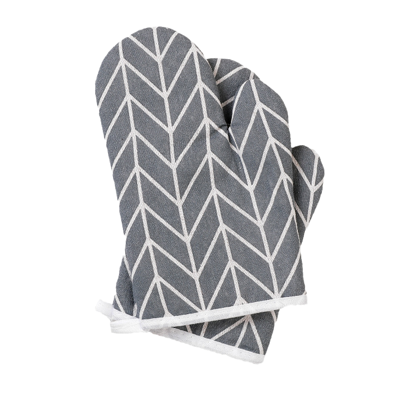 瑞珪 厨房隔热手套 棉麻 双