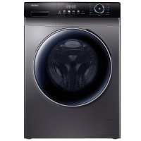 Haier/海尔8公斤全自动滚筒洗衣机 一级变频节能家用 大容量高温桶自洁消毒杀菌洗脱一体8公斤EG80B08W