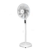 美的(Midea)电风扇落地扇九叶柔风立式预约定时直流变频扇变频遥控款12H定时 FS40-18AR(线下同款)