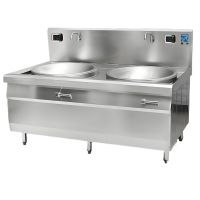 瑞宇牌商用双头大锅灶600#*2/1800*950*800+400/380V/50HZ/15Kw*2