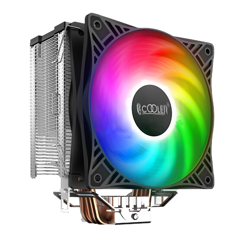 航嘉暴风雪T600风冷散热器CPU散热器(1700/AM4平台)支持14代CPU 白色