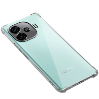 BOEEK适用vivo iQOO Z9 Turbo手机壳iqooZ9X气囊防摔透明软壳散热轻薄简约男女全包镜头精孔保护