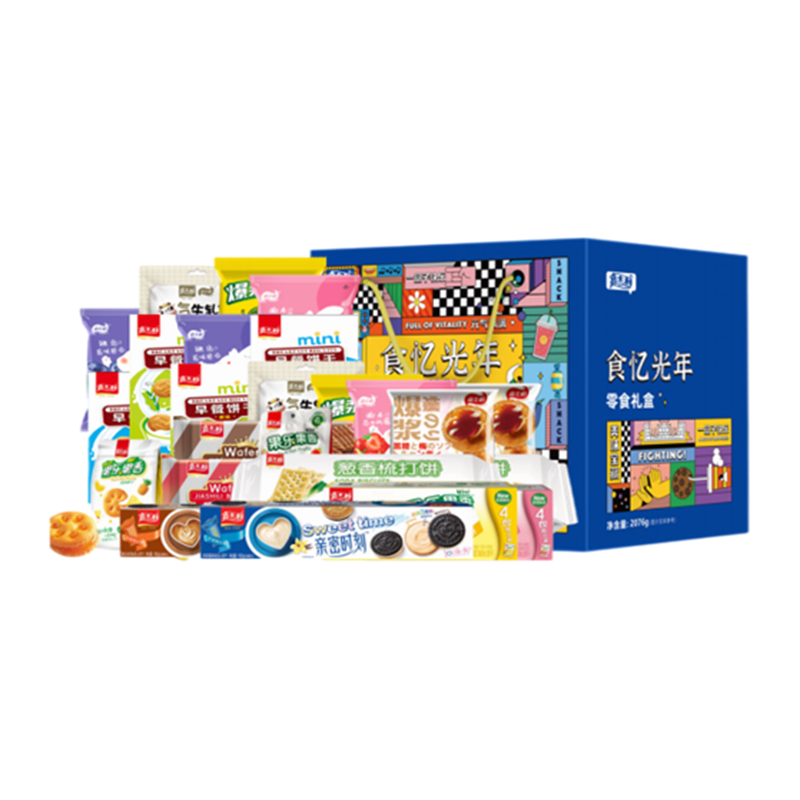 嘉士利零食礼盒-食忆光年2076g