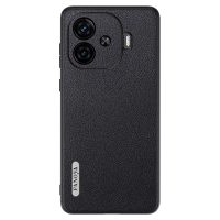 BOEEK适用vivo iQOO Z9 Turbo手机壳z9turbo亲肤轻薄植鞣皮硅胶壳防摔散热简约男女全包镜头精孔保