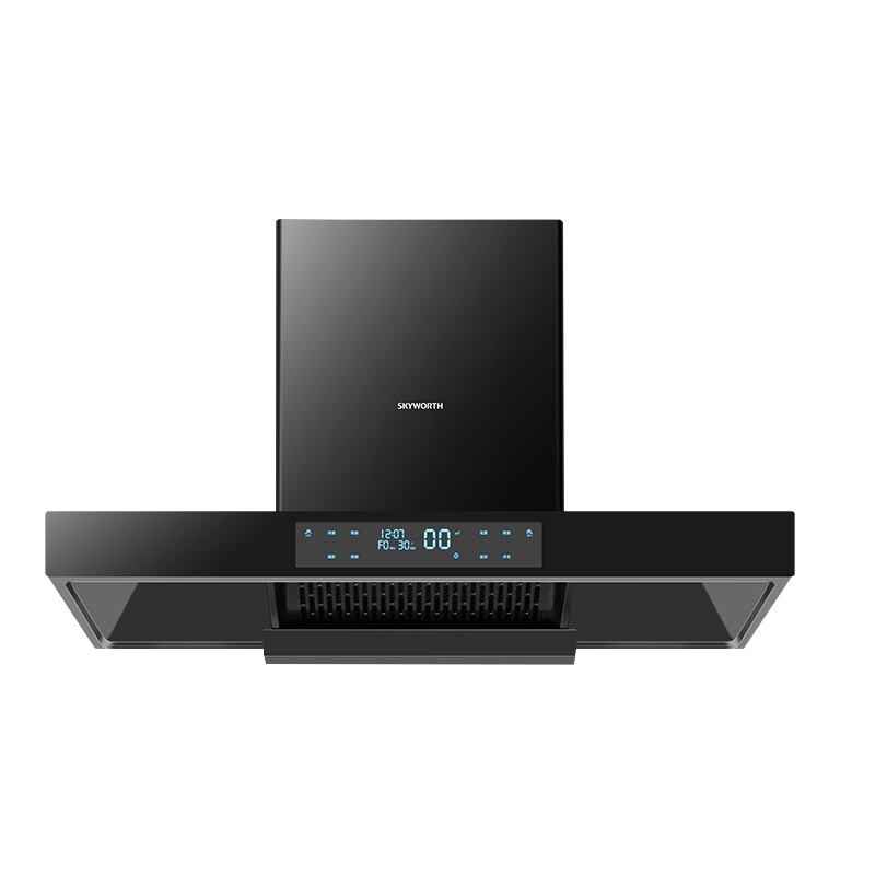 创维 Y1H欧式抽油烟机大吸力家用吸油烟机顶吸自动清洗厨房排烟机Y1M/Y1H随机发[不含安装]