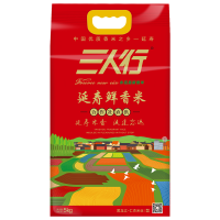 三人行 延寿鲜香米稻香米东北大米现磨新米 5kg
