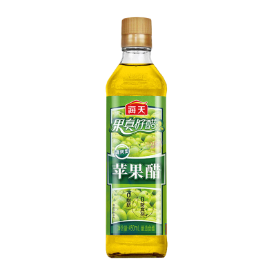 海天苹果醋450ml*1瓶装0脂果汁酿造拌凉菜沙拉鸡尾酒饮品饮料调料