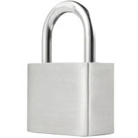 辉华千禧兔QXT-39 30mm 不锈钢短梁挂锁 (计价单位:个) 银色