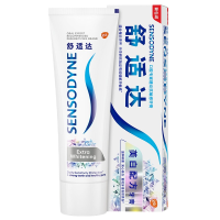 舒适达美白配方抗敏感牙膏 亮白牙齿清新口气去渍180g