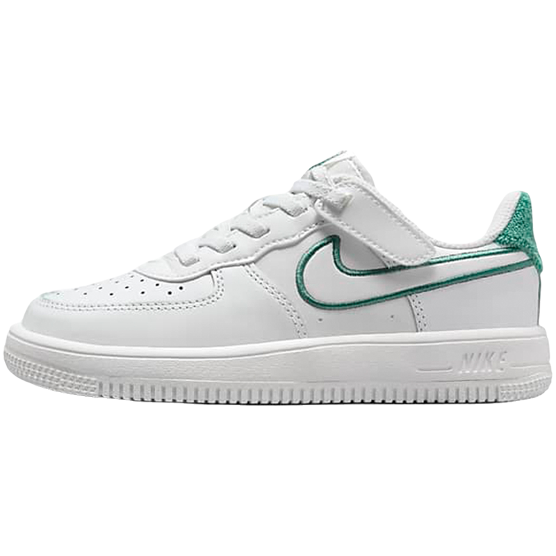 nike耐克男女小童板鞋Force 1 Low易穿脱魔术贴休闲鞋FZ3369-100