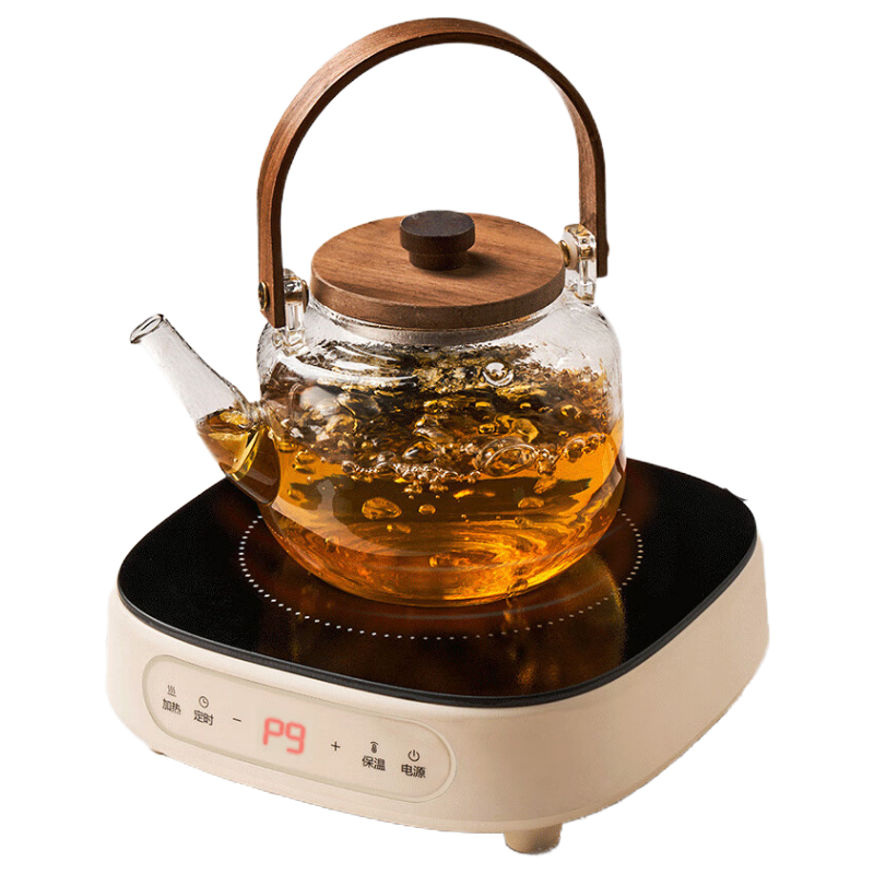 苏泊尔(SUPOR)电陶炉 家用电磁炉 煮茶炉 迷你小巧 1000W大功率 不挑锅 轻音 养生 智能C10-CS15