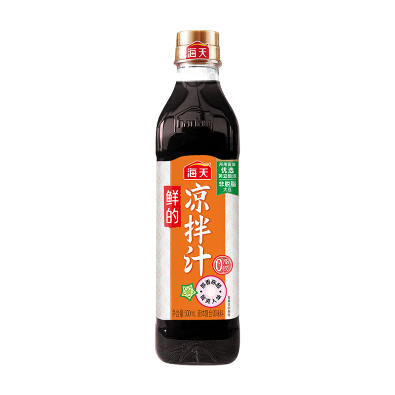 海天鲜的凉拌汁500ml*2家用拌凉皮饺子蘸料黄瓜捞拌汁凉拌菜调料汁