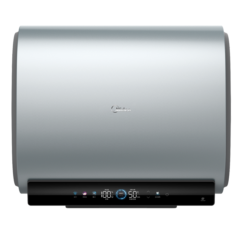 美的(Midea)热水器家用超薄双胆扁桶60升储水式3300W变频免换镁棒一级能效F6033-UDplus(HE)