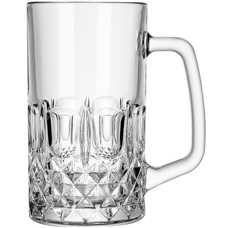 青苹果创意网红啤酒杯子扎啤杯大容量酒吧超级大号英雄杯水杯