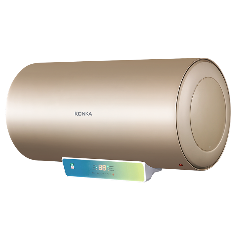 康佳(KONKA)电热水器 家用储水式大容量 2200W速热 炫彩大屏搪瓷内胆8年漏水免费换新DSZF-KS038-60