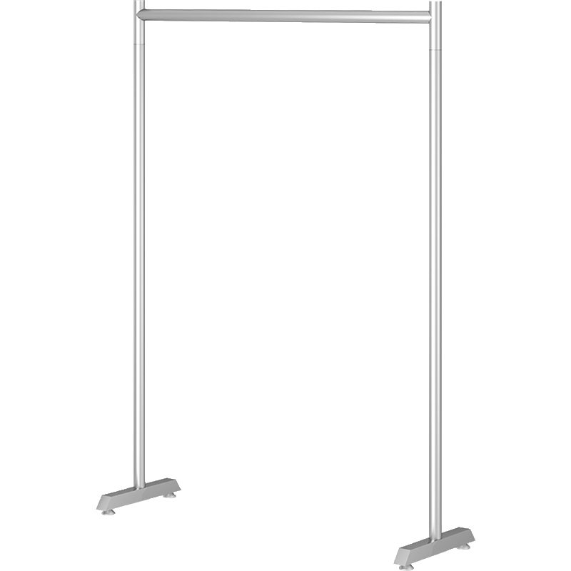 它墅不锈钢落地卧室折叠挂衣架家用宿舍阳台晾衣架不占空间房间衣帽架