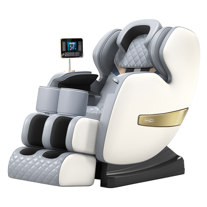 德国"佳仁®按摩椅家用SL太空曲轨机械手豪华太空舱零重力多功能全身按摩椅 支持天猫精灵 灰色款