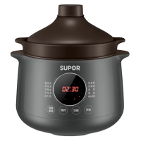 苏泊尔(SUPOR) 电炖锅 4L多功能电炖盅 可预约炖汤锅 热水快炖煲汤 煮粥锅 优质紫陶内胆 DG40YC36