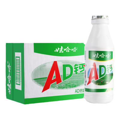 娃哈哈AD钙奶220g*24瓶/箱[日期新鲜]整箱乳酸菌含乳饮料哇哈哈乳酸奶早餐批发