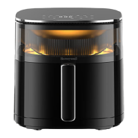 霍尼韦尔(Honeywell)变频变速空气炸锅 可视化金属内腔S6VB 家用大容量6L