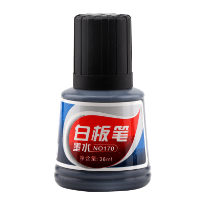 宝克(BAOKE)NO170 白板笔墨水可擦白板笔大头笔补充液 黑蓝红 36ml/瓶 1瓶