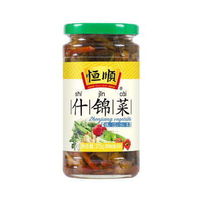 [中华特色]镇江馆 恒顺什锦菜375g 酱菜咸菜 腌制泡菜 下饭小菜榨菜 镇江特产拌饭菜 华东