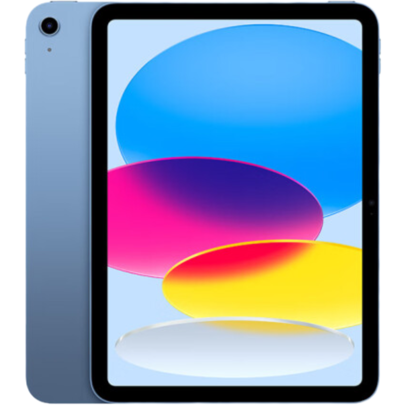KApple iPad 10代 10.9英寸平板电脑 2022年新款(64GB WLAN版/A14芯片/1200万像素/iPadOS MPQ13CH/A) 蓝色