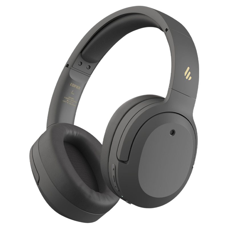 Edifier/漫步者W820NB耳机头戴式无线蓝牙主动降噪运动电脑游戏电竞音乐无线高清强降噪好音质耳机 典雅灰